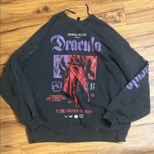 Vintage Dracula Black Sweater